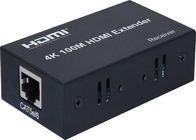 Przedłużacz HDMI 4K 100M przez adapter IP za pomocą kabla sieciowego Cat5 / 6e
