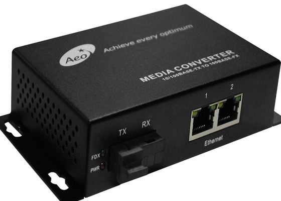 Gigabitowy komercyjny konwerter mediów, konwerter SC Fiber na Ethernet