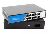 Przełącznik 8 + 2 POE 250m Przełącznik sieci Ethernet 10/100/1000 Mb / s do systemu kamer IP