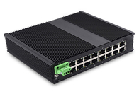 Przemysłowy przełącznik Ethernet 10/100 Mb/s Niezarządzany 16-portowy RJ45
