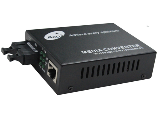Wielomodowy podwójny konwerter mediów Ethernet 10/100 Mb/s 850nm 1310nm 2km