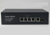 Niezarządzany przełącznik Ethernet SFP, Gigabitowy 4-portowy przełącznik POE 12 Gb/s