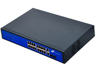 16-portowy przełącznik Gigabit PoE z 16 portami PoE i 2 portami Ethernet i 2 portami SFP