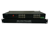 Transceiver światłowodowy AHD / CVI / TVI 1080P 720P 16 kanałów wideo na światłowód RS485