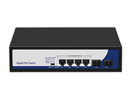 6-portowy przełącznik Gigabit PoE z 4*Gigabitowymi portami PoE + 2*Gigabitowymi portami uplink SFP