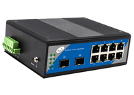 Przełącznik światłowodowy 32 Gb/s 10 portów 8+2 SFP z 8 portami Ethernet i 2 gniazdami SFP
