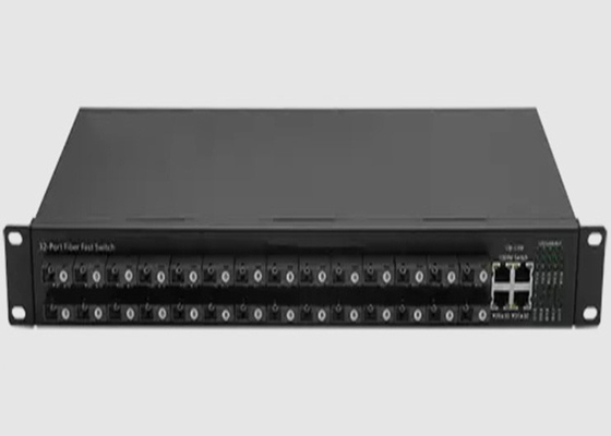 SWITCH FIBER ETHERNET 1U typu SFP z 28 10/100FX + 4 10/100/1000BASE-T(X)