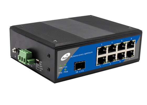 SFP Ethernet optyczny przełącznik jednowarunkowy jednowłóknowy zasilacz prądu AC/DC