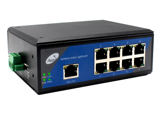 8 portów POE Ethernet Switch z CBIT 1 portem Uplink 50/60 Hz