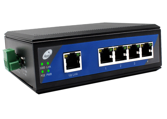 Przemysłowy przełącznik POE Ethernet Temperatura -40-85°C VLAN IPC 250M