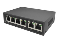 Całkowity przełącznik Gigabit 6 Port POE Ethernet 1-4 Wsparcie BT PoE MAX 90W