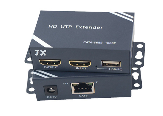 FCC 1080P HDMI Extender z KVM USB 100M przez kabel RJ45 Cat5e/Cat6