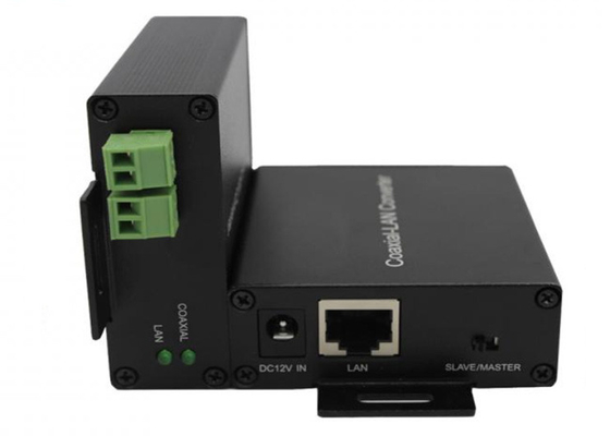 10/100Mbps Ethernet przez konwerter koaksjalny 1*UTP+2*2wire Port Ethernet Do pary koaksjalnej/zgiętej