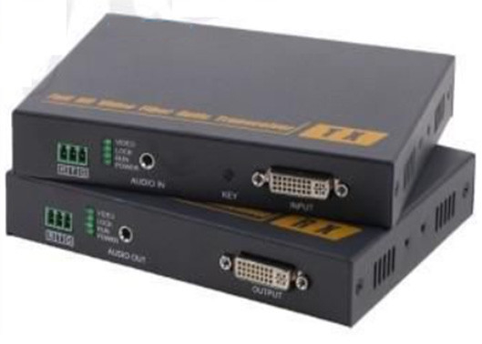 DVI do konwertera światłowodowego DVI KVM Fiber Optic Extender z sterowaniem KVM