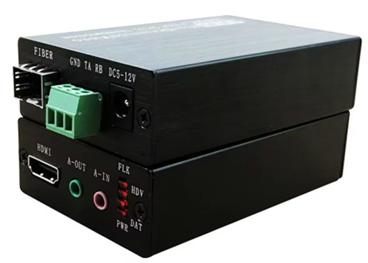 1080P HDMI Konwerter światłowodowy Audio dwukierunkowe RS232 przez rozszerzacz światłowodowy