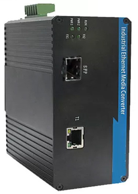 Przemysłowy przełącznik światłowodowy SFP 1 port 100BASE SFP + 1 port 10 / 100BASE-T