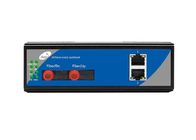 Przemysłowy kaskadowy przełącznik światłowodowy Ethernet 10/100 Mb / s, 2 porty Ethernet i 2 porty optyczne
