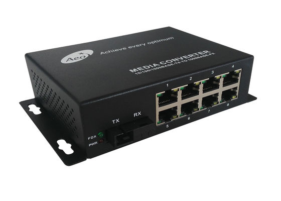 1310 / 1550nm komercyjny konwerter mediów, konwerter mediów światłowodowych na RJ45