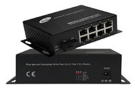 Komercyjny konwerter mediów 10/100 Mb / s 1 port Fibre 8 Ethernet POE