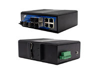 10-portowy przełącznik światłowodowy Ethernet SFP z 6 gniazdami SFP i 4 portami Ethernet