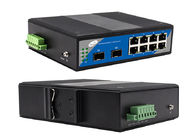 Zarządzalny przełącznik Ethernet SFP 8 portów Gigabitowy przełącznik POE 8 portów Ethernet 2 porty SFP