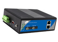 Przemysłowy przełącznik światłowodowy 10/100/1000 Mb / s 2 port optyczny POE Ethernet 2