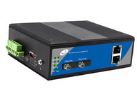 Przemysłowy konwerter światłowodowy na Ethernet Pełne porty Gigabit 2 Ethernet i 2 porty optyczne