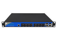 Przełącznik światłowodowy Ethernet do montażu w szafie serwerowej 16 portów optycznych 10 / 100M 2 Gigabit SFP 4 Gigabit Ethernet
