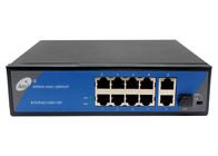 8-portowy 2-gigabitowy przemysłowy przełącznik Uplink POE Ethernet