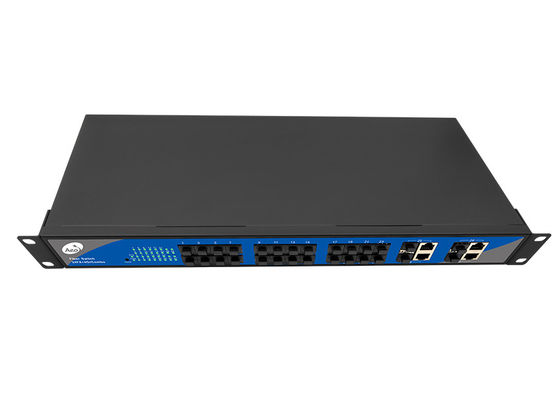 10 / 100M 24-portowy zarządzalny przełącznik POE 4 porty combo Gigabit