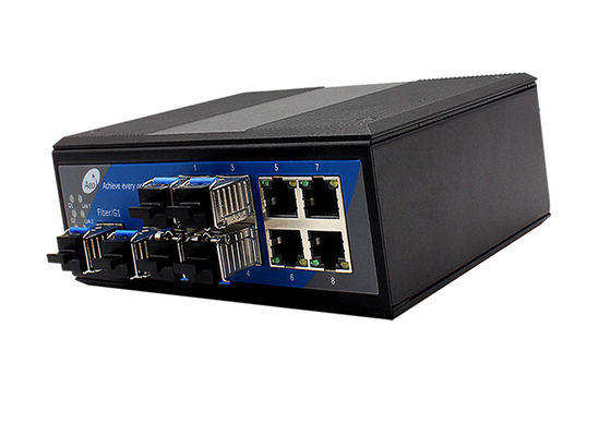 Przedłużacz IPC 250m 10-portowy przełącznik POE zasilany 48 V DC
