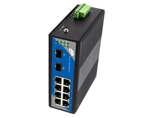 Przełącznik 32 Gb / s Gigabit, 8 portów 1000 Mb / s, 2 sloty SFP
