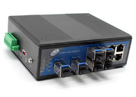Przełącznik światłowodowy SFP do komputerów stacjonarnych 2 Gigabit SFP 4 10 / 100Mbps Ethernet 4 10 / 100Mbps SFP