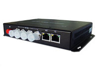 4-kanałowy optyczny transceiver HD SD SDI z jednym portem Ethernet 10/100 Mb / s