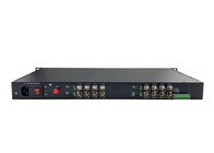 720P / 1080P 16-kanałowy konwerter światłowodowy AHD CVI TVI HD 0 - 80 km