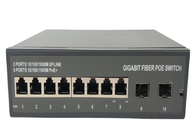 Gigabitowy 8-portowy przełącznik Poe 2 przełączniki światłowodowe Sfp 8 portów POE 2 porty SFP