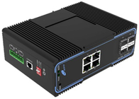 Zarządzalny przełącznik światłowodowy Ethernet 10/100/1000 Mb/s 4 porty SFP i 4 porty Ethernet POE