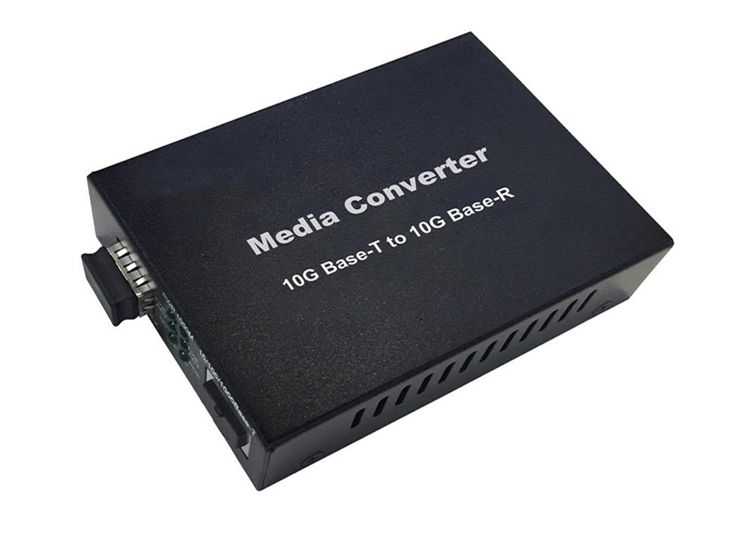 Konwerter mediów światłowodowych 10G, konwerter mediów Ethernet 10G Base-T na 10G Base-R
