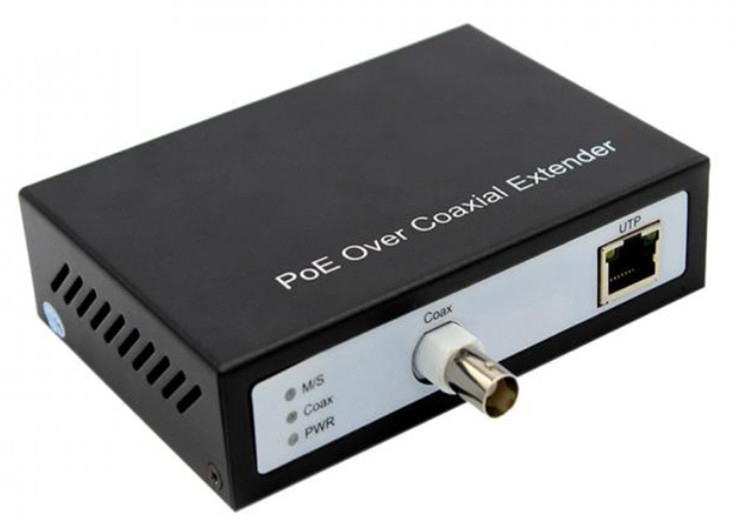 10/100Mbps POE przez konwerter koaksjalny, Ethernet przez rozszerzacz koaksjalny 300m dla kamery IP