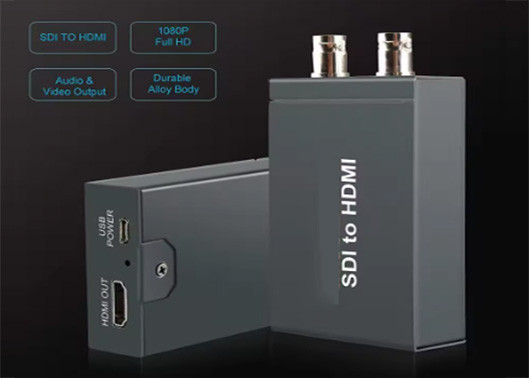 Konwerter HD/3G SDI do HDMI Konwerter HDMI przez SDI dla sygnałów CCTV SD HD i 3G SDI