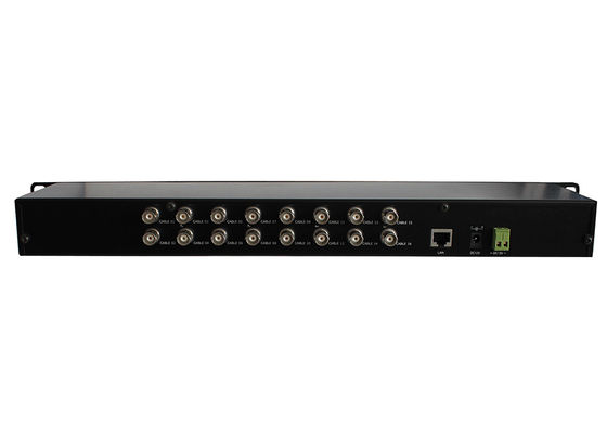 Konwerter 170 Mb / s Ethernet Over Coaxial 16 portów BNC 1 Gigabit Ethernet